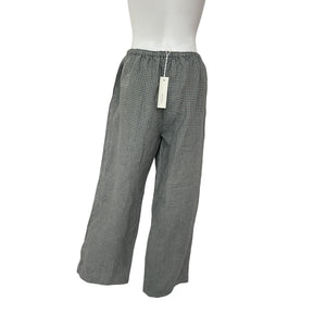 Deiji Studios 'The Ease' Blue Linen Trouser Size S - NWT