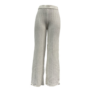 Tularosa Open Knit Cream Maeve Pants Size M