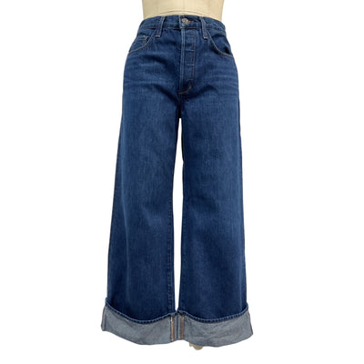 Favorite Daughter Cuffed Blue Masha Denim Jeans Size 26
