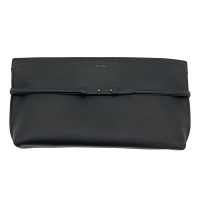 Max Mara Leather Black Archetipo Clutch Bag