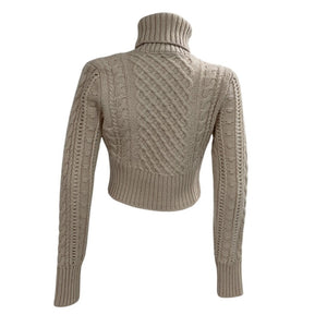 Rag & Bone Chunky Cream Elizabeth Turtleneck Sweater Size XS