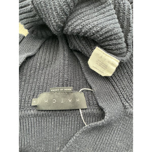 Hatch Striped Blue Hannah Size 2 Cotton Blend Sweater