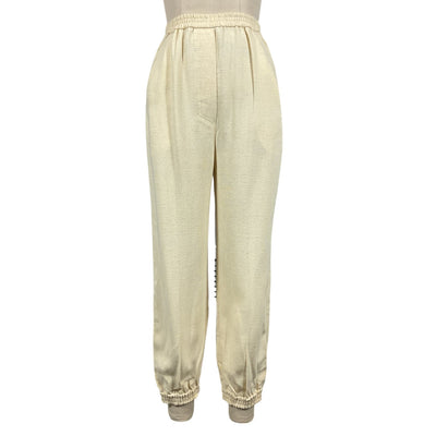 Nanushka Textured Ivory Jogger Pants Size XXS NWT