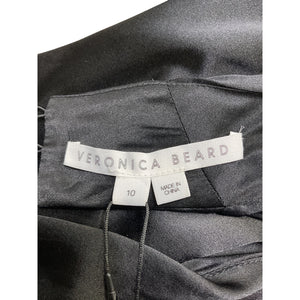 Veronica Beard 'Alberta' Black Silk Evening Gown Size 10