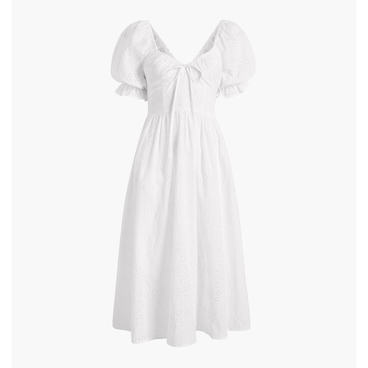 Hill House Home 'The Eyelet' White Cotton Ophelia Dress Size XS