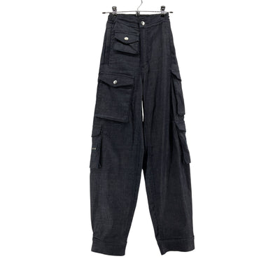 Eb Denim Structured Dark Indigo Utility Cargo Pants Size XXS