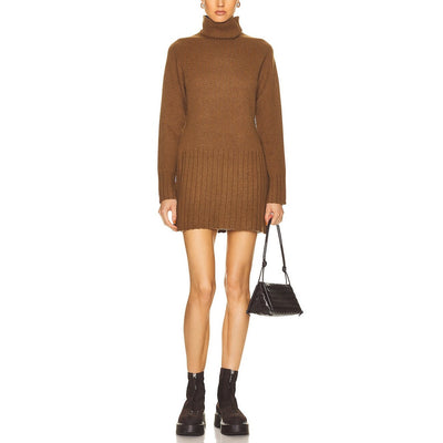 Nili Lotan Cozy Chestnut Everett Sweater Dress Size XS