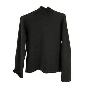 Vince Luxe Black Dolman Sleeve Turtleneck Sweater Size XXS