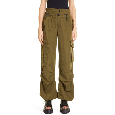 Monse Utility Olive Parachute Cargo Pants Size 10