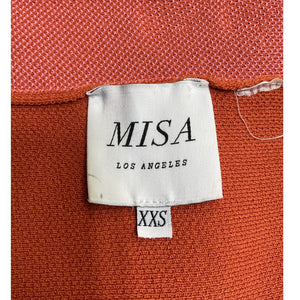 Misa Los Angeles Jacquard Orange Hali Top Tank Size XXS