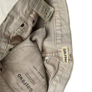 Grlfrnd High Rise Tan Jules Shorts Size 29