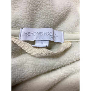 Beyond Yoga Feeling 'Chill' White Cotton Jacket Size M