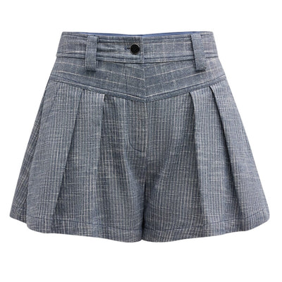 Ramy Brook Striped Blue Billie Shorts Size 0