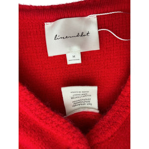Line & Dot Cozy Red Benni Cardigan Size M