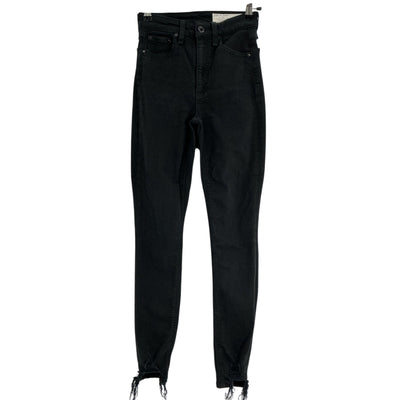 Rag & Bone Classic Black Nina Denim Jeans Size 23