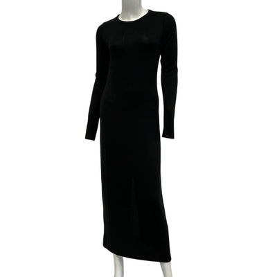 Rag & Bone Sleek Black Crewneck Maxi Dress Size S NWT