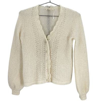 Sézane Delicate Beige Angelie Cardigan Size S