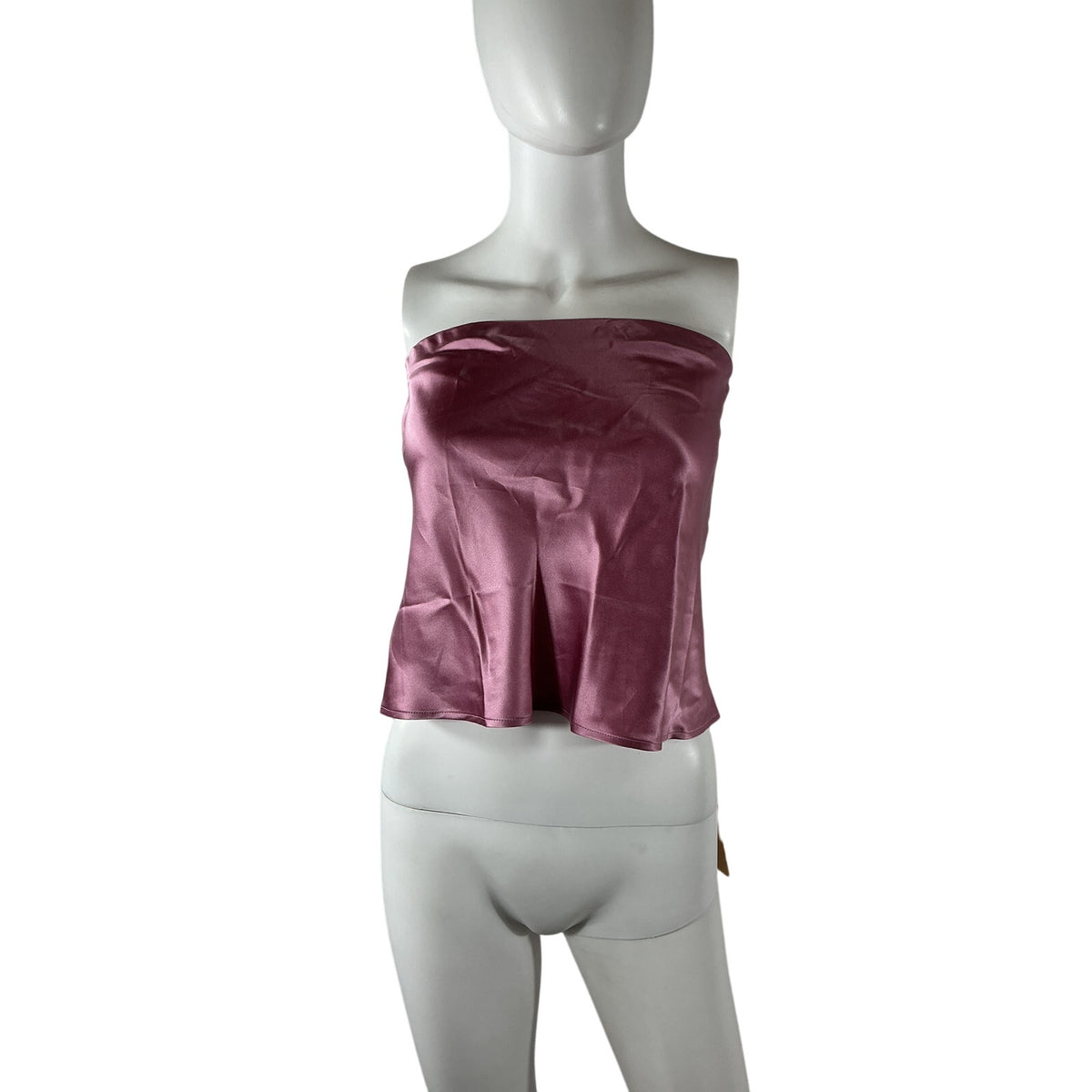 Reformation 'Spritz' Pink Silk Top Size M