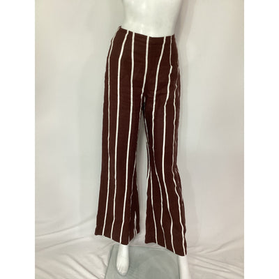 Faithfull The Brand 'La Plage De Mau' Brown Linen Pant Size XS