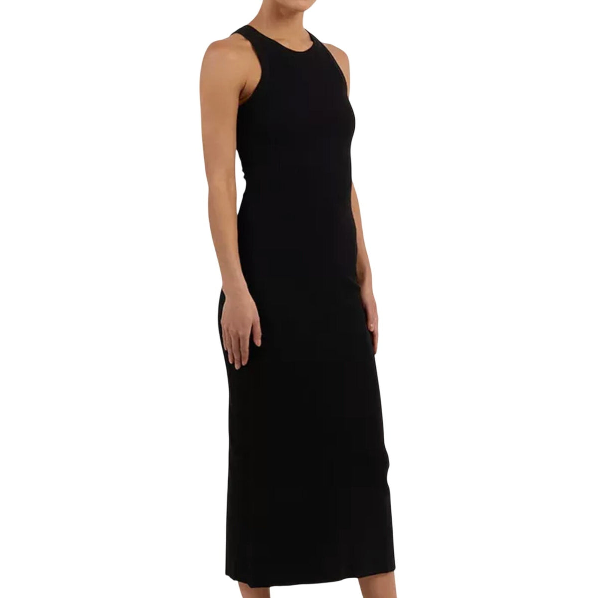 Dissh Ribbed Black Jenna Dress Size XS