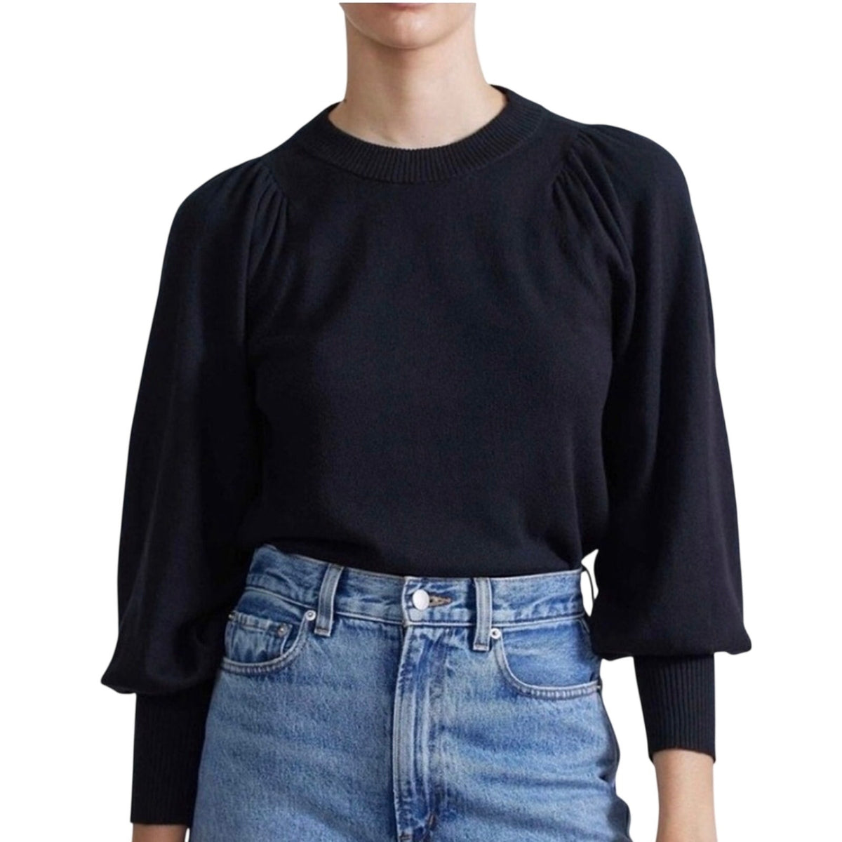 Apiece Apart Black Crew Neck Size XS