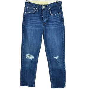 Rag And Bone Distressed Emory Maya High Rise Ankle Denim Jeans Size 26