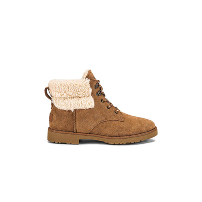 Ugg 'Romely' Brown Leather  Heritage Lace Boots -  Size 9