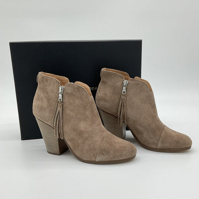 Rag & Bone Suede Taupe Margot Booties Size EU 40 / US 10