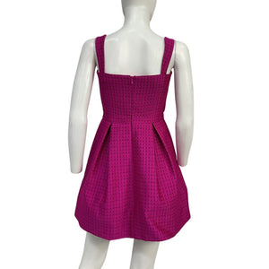 Alexis Textured Fuchsia Arie Dress Size S