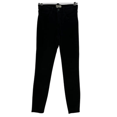 L'agence Sleek Black Margot High Rise Skinny Denim Jeans Size 25