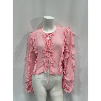 Lpa 'Daniella' Pink Polyamide Top Size L