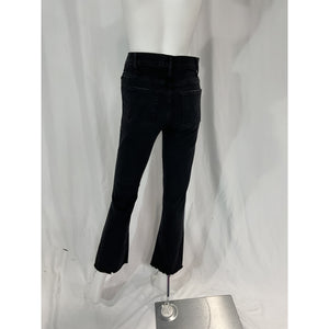 Mother 'The Hustler' Blue Ankle Fray Denim Jeans Size 27
