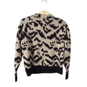 Ulla Johnson Textured Onyx Nalla Pullover Size S Sweater