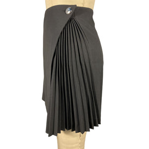 A.L.C. Pleated Black Callen Skirt Size 10