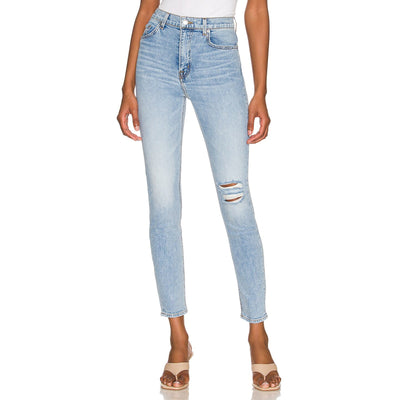 Grlfrnd High Rise Stretch Skinny Pacific Beach Kendall Denim Jeans Size 28