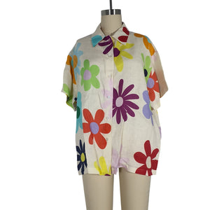 Mira Mikati Vibrant Multi/Ecru Daisy Size EU 40/ US 8 Shirt
