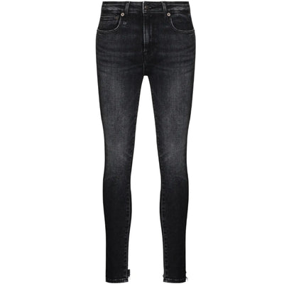 R13 Classic Black Alison Skinny Denim Jeans Size 24