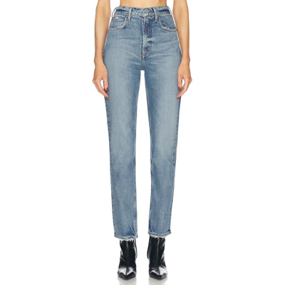Agolde Classic Blue High Rise Stovepipe Denim Jeans Size 26