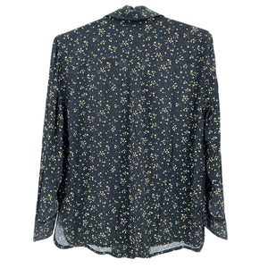 Ganni Floral Print Button-Up Top Size 36