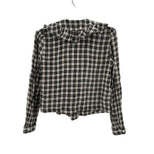 Doên 'Joelle' Black Cotton Top Size S