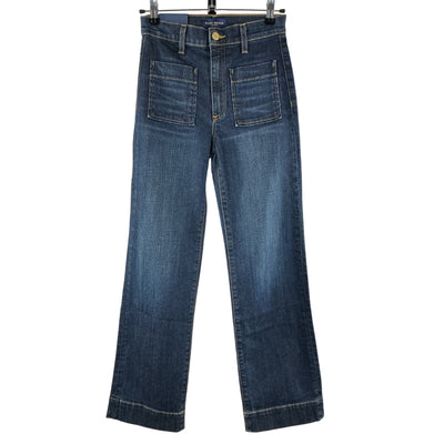 Ramy Brook Chic Dark Wash Bailey Cropped Denim Jeans Size 24 NWT
