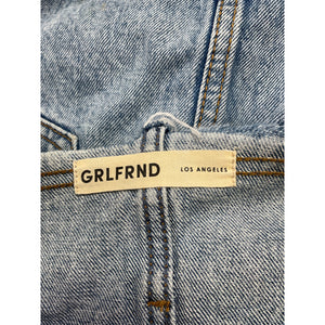 Grlfrnd Frayed Bisbee Tali Mini Skirt Size 26