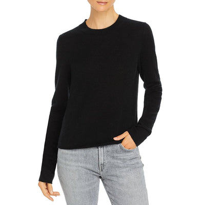 Vince Slim Black Crewneck Sweater Size S