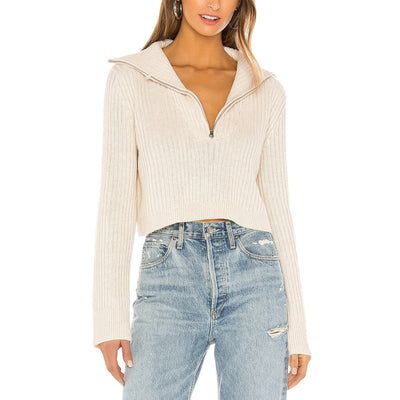 Tularosa Ribbed Beige Lovelle Sweater Size M