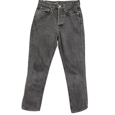 Grlfrnd High Rise Black Karolina Denim Jeans Size 25