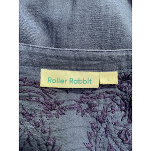 Roller Rabbit Lucknow Blue Cotton Serafina Tunic Size L