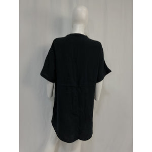 L*Space 'Bayside' Black Cotton Tunic Size M