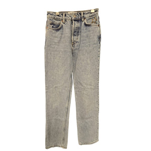 Reformation High Rise Straight Star Embroidered Sloane Cynthia Size 24 Denim Jeans