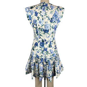 Zimmermann Floral Aquamarine Multi Moncur Dress Size S