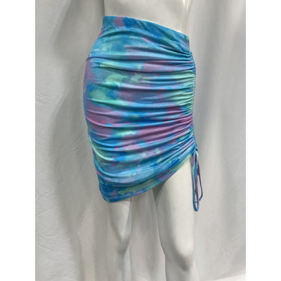 Majorelle 'Dorothea' Blue Polyester Mini Skirt Size XXS